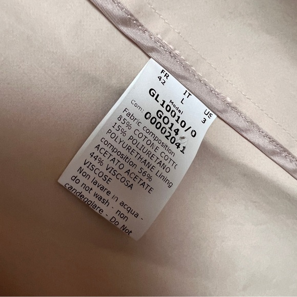 Goop G Label Pink Cotton Belted Trench Coat - Picture 8 of 11